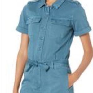 Women’s lucky brand utility romper, size small, in Midnight blue!